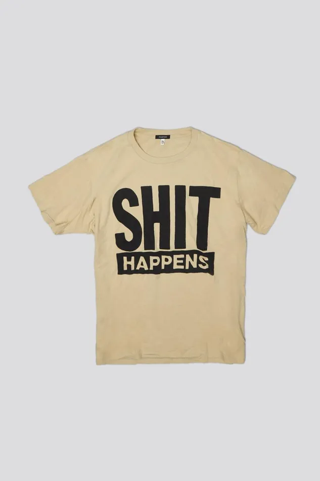 R13 Sale Women SHIT HAPPENS BOY T 8211 KHAKI