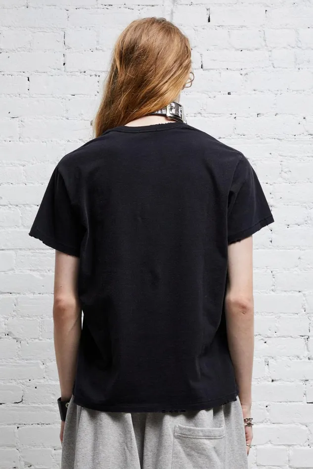 R13 Sale Women SKATE BOY T 8211 BLACK