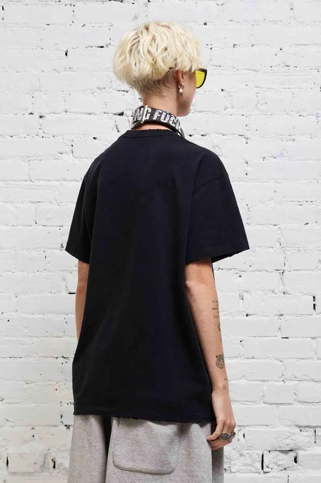 R13 Sale Women SKATE BOY T 8211 BLACK