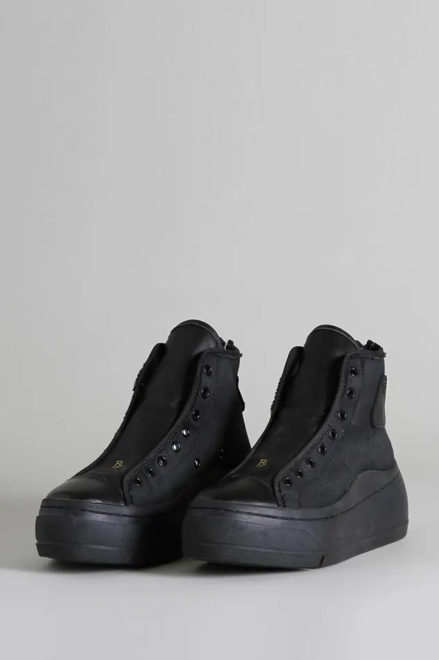 R13 Sneakers Women LACE FREE KURT 8211 BLACKOUT