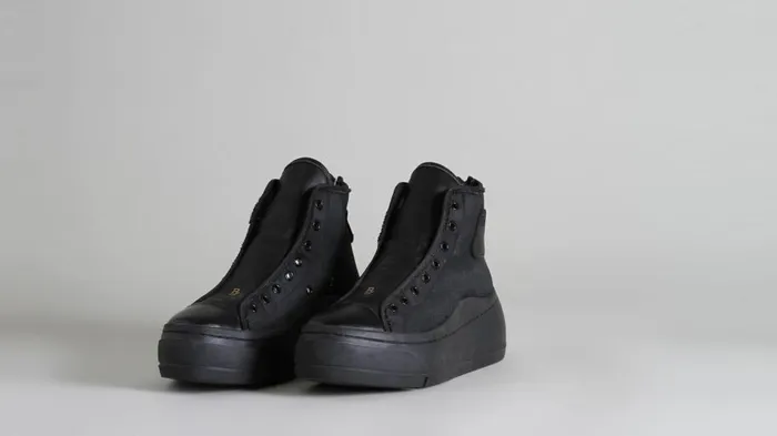 R13 Sneakers Women LACE FREE KURT 8211 BLACKOUT