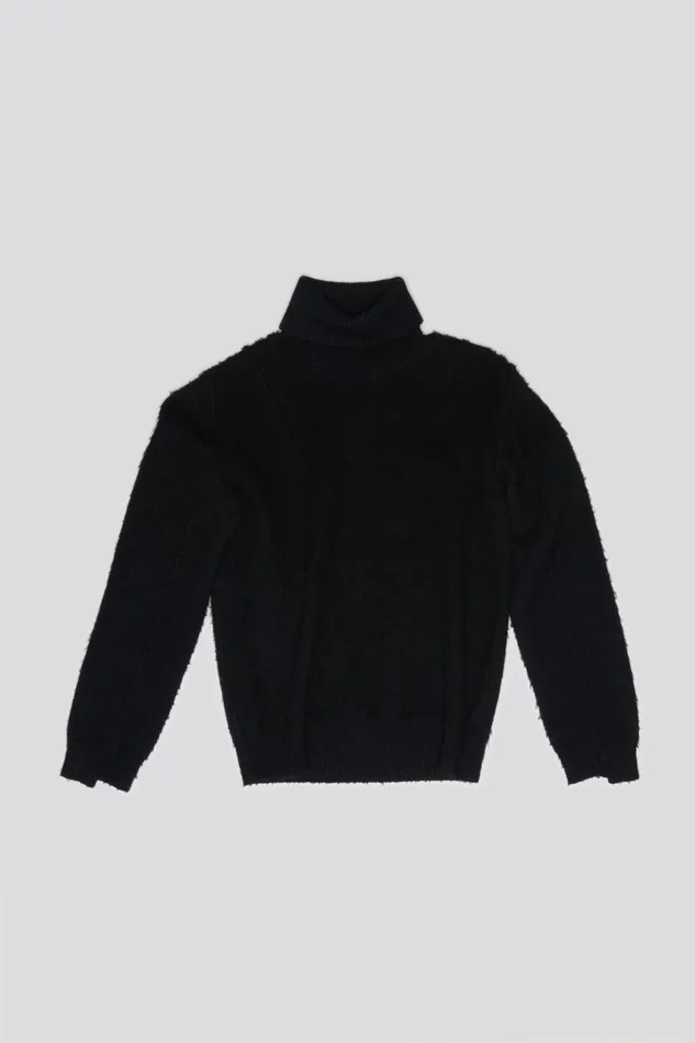 R13 Sweaters Women FLAT SLEEVE TURTLENECK SWEATER 8211 BLACK