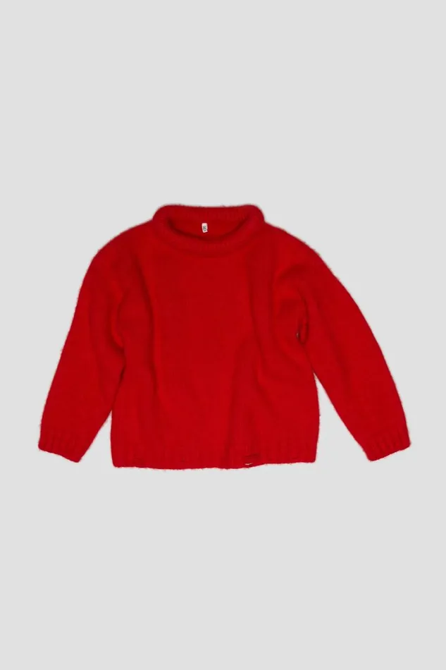 R13 Sweaters Women SHRUNKEN CREWNECK 8211 RED