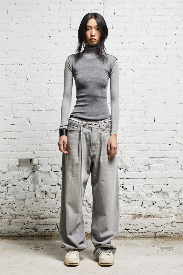 R13 Sweaters Women TURTLENECK TWIN SET 8211 MULTIGREY