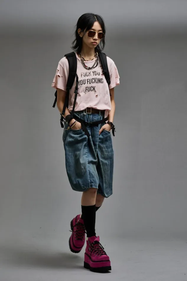 R13 TShirts Women FYYFF BOY T 8211 LIGHT PINK