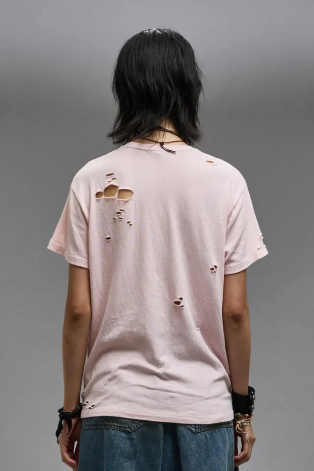 R13 TShirts Women FYYFF BOY T 8211 LIGHT PINK