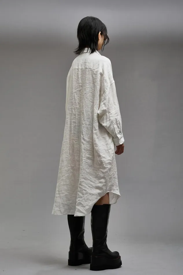 R13 Tops Women JUMBO SHIRTDRESS 8211 WHITE