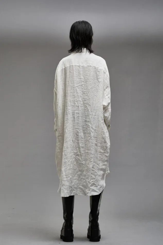 R13 Tops Women JUMBO SHIRTDRESS 8211 WHITE