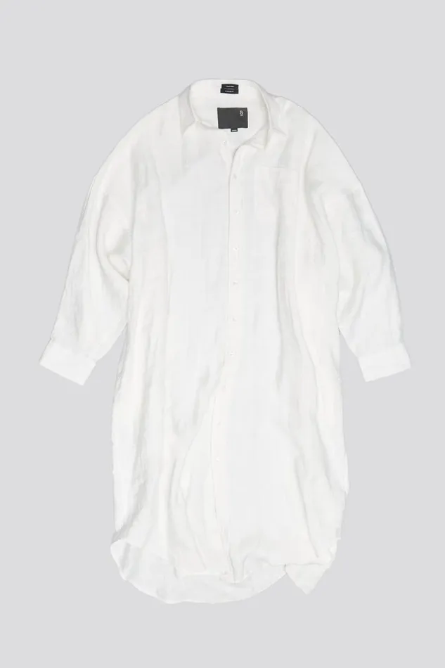 R13 Tops Women JUMBO SHIRTDRESS 8211 WHITE