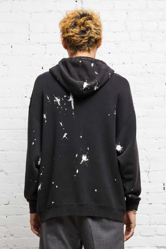 R13 Tops Women R13 NEW YORK HOODIE 8211 ACID BLACK