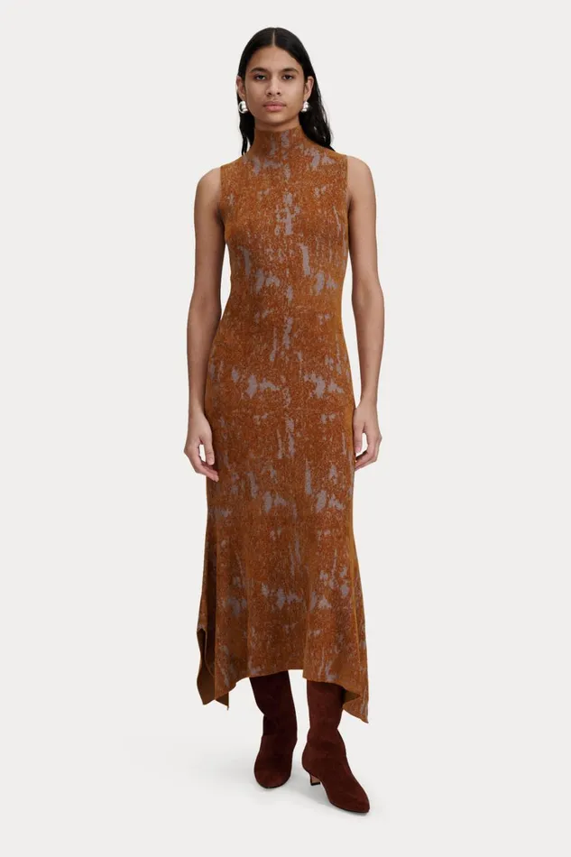 Rachel Comey Dresses Women Pauliina Dress Old Gold Multi