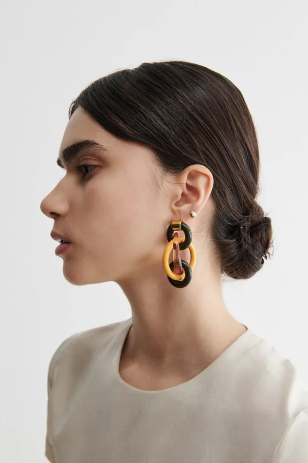 Rachel Comey Jewelry Women Olly Earring Seaweed Multi