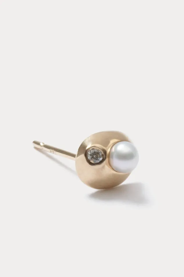 Rachel Comey Jewelry Women Quarry Appo Earring Single Goldpearl Rachel Comey Jewelry Women Quarry Appo Earring Single Goldpearl