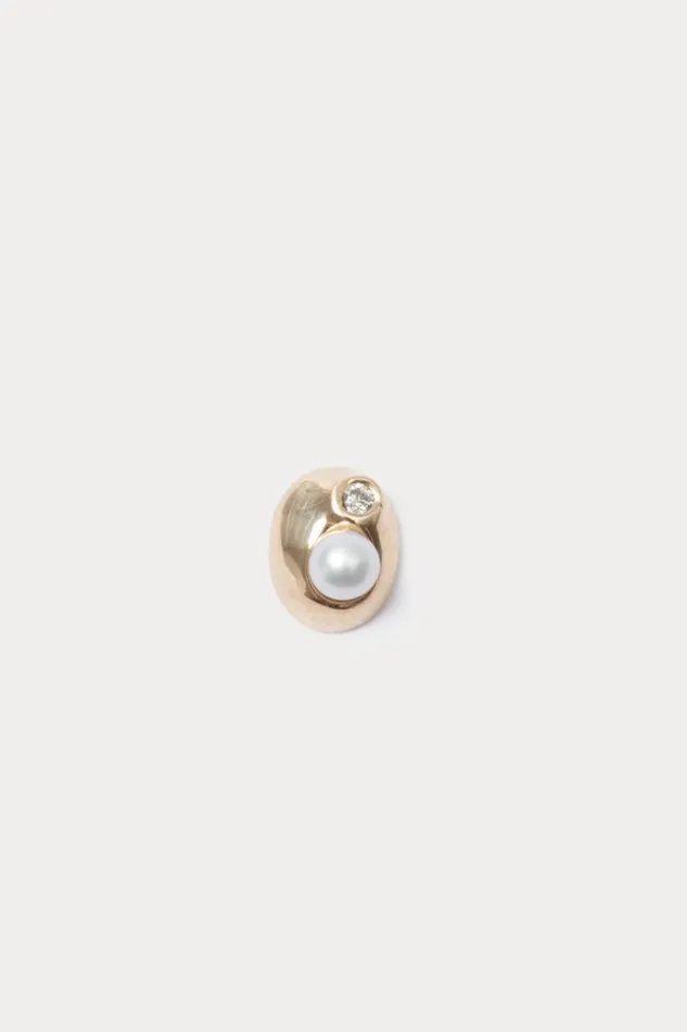 Rachel Comey Jewelry Women Quarry Appo Earring Single Goldpearl Rachel Comey Jewelry Women Quarry Appo Earring Single Goldpearl