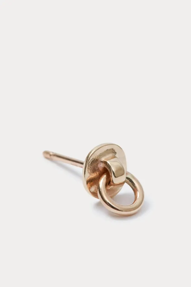 Rachel Comey Jewelry Women Quarry Looped Disc Earring Single Gold