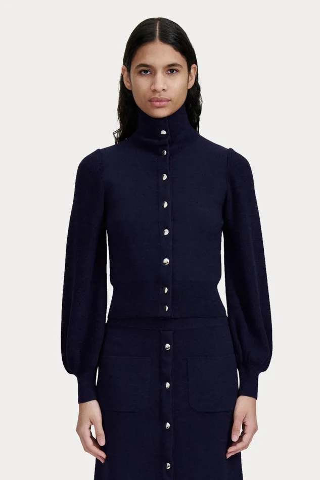 Rachel Comey Knits Women Abe Jacket Navy Rachel Comey Knits Women Abe Jacket Navy