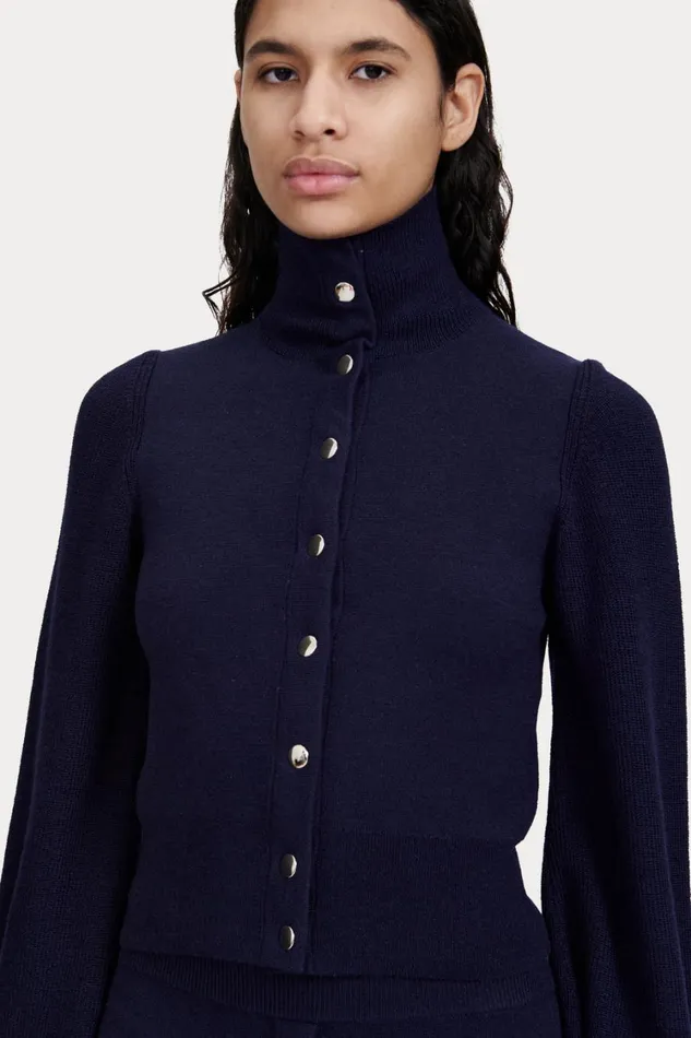 Rachel Comey Knits Women Abe Jacket Navy Rachel Comey Knits Women Abe Jacket Navy