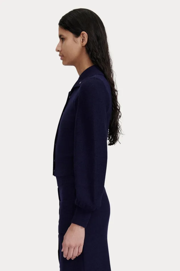 Rachel Comey Knits Women Abe Jacket Navy Rachel Comey Knits Women Abe Jacket Navy