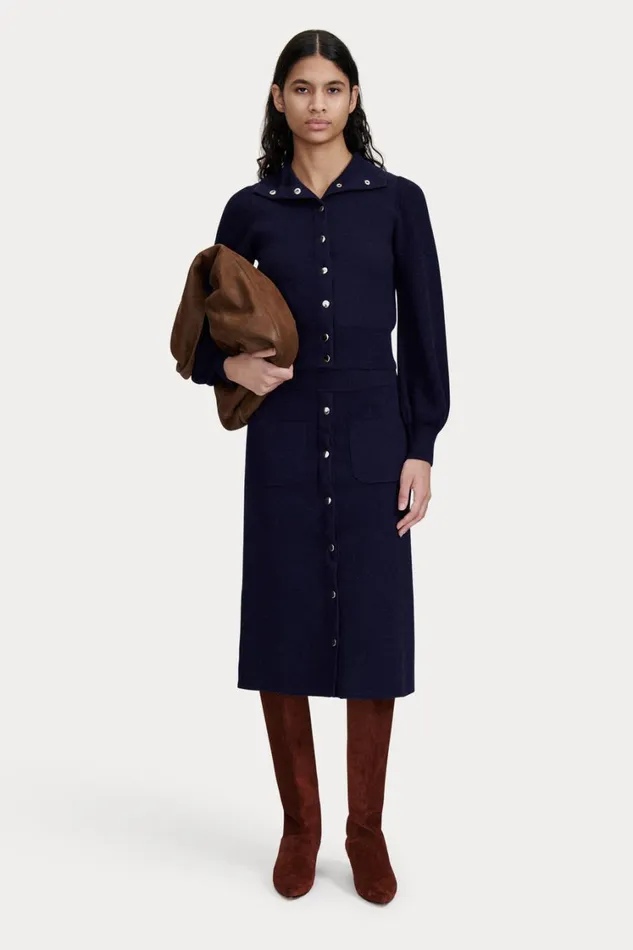 Rachel Comey Knits Women Abe Jacket Navy Rachel Comey Knits Women Abe Jacket Navy