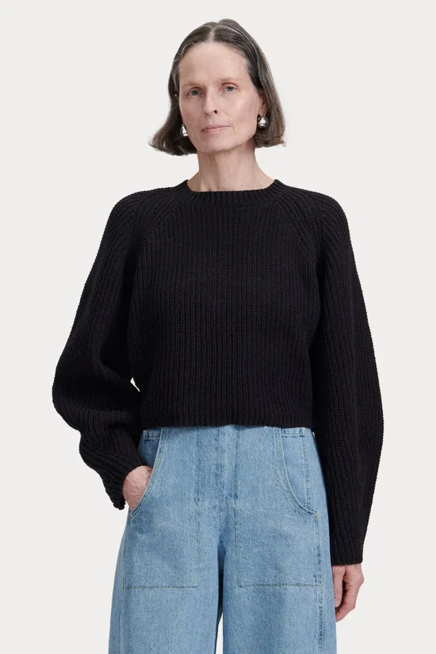 Rachel Comey Knits Women Milja Top Black Marled