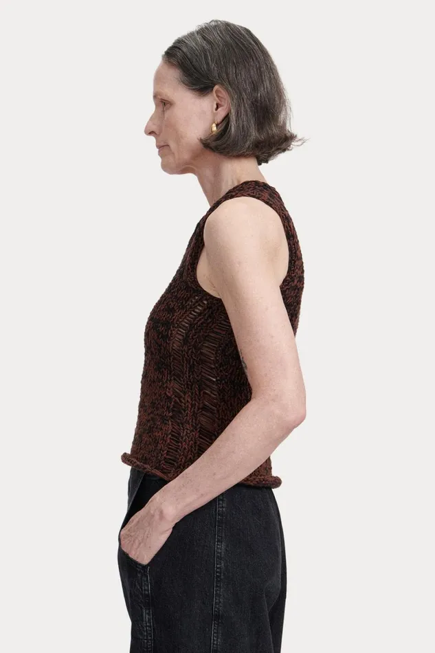 Rachel Comey Knits Women Milja Top Black Marled