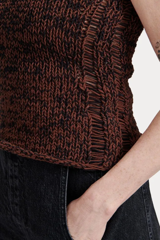 Rachel Comey Knits Women Milja Top Black Marled