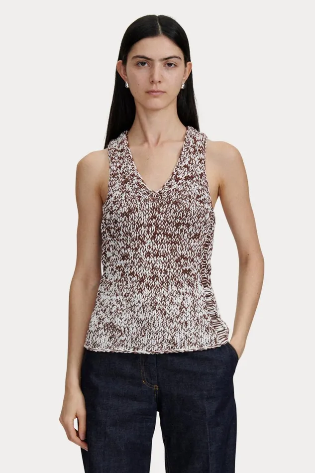 Rachel Comey Knits Women Milja Top Black Marled