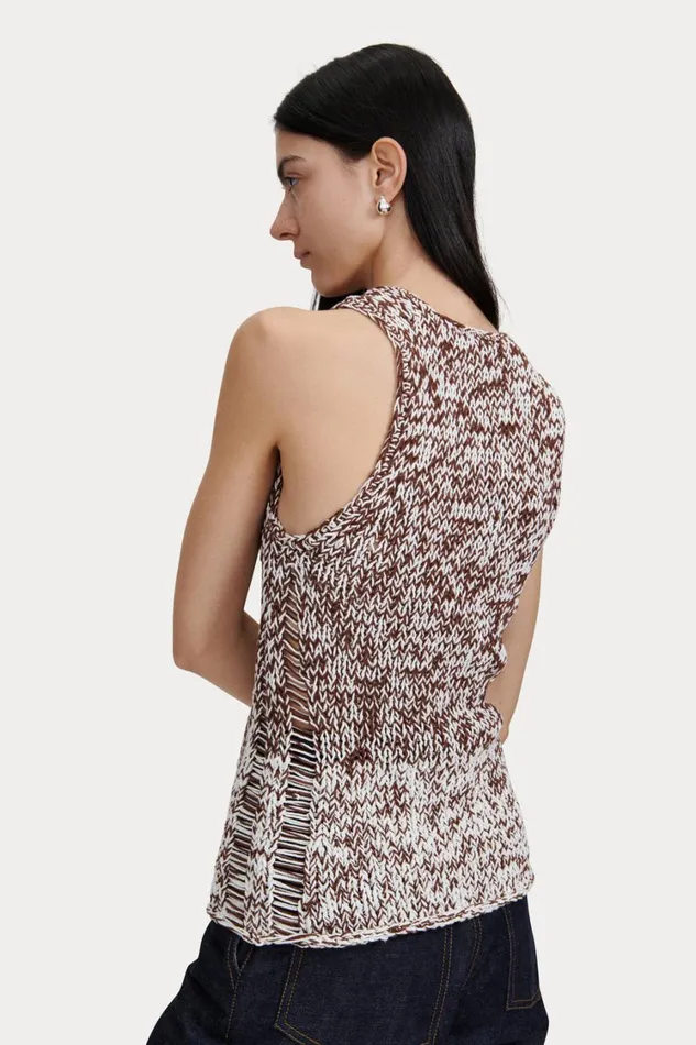 Rachel Comey Knits Women Milja Top Black Marled