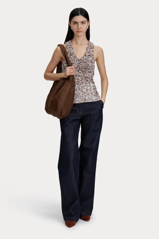 Rachel Comey Knits Women Milja Top Black Marled
