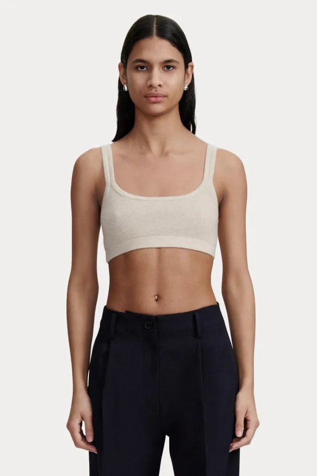 Rachel Comey Knits Women Sini Bra Top Cream