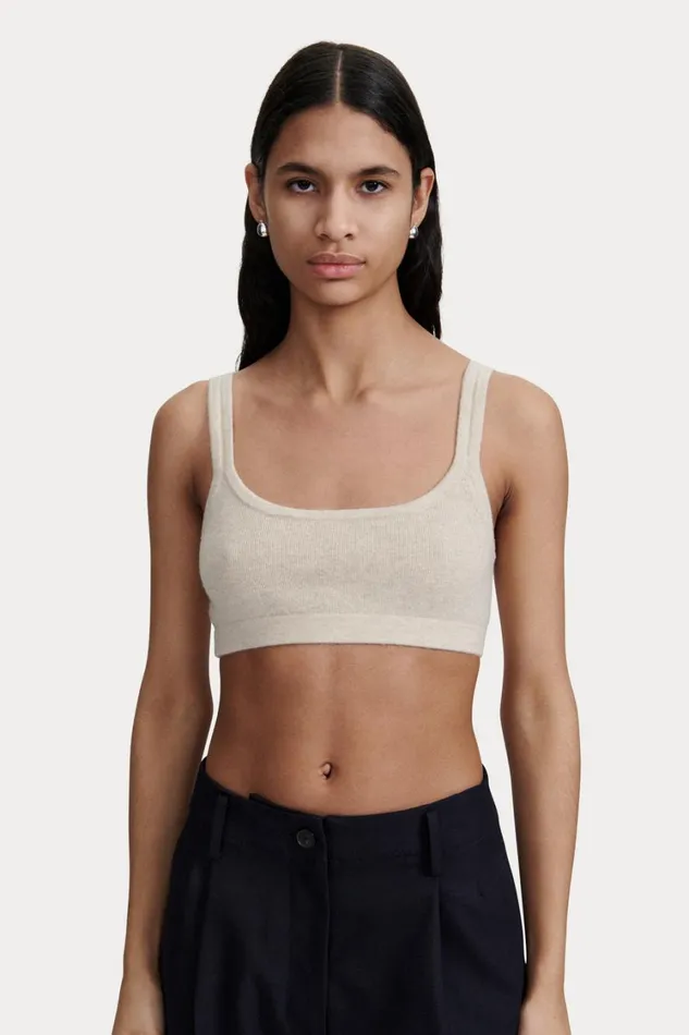 Rachel Comey Knits Women Sini Bra Top Cream