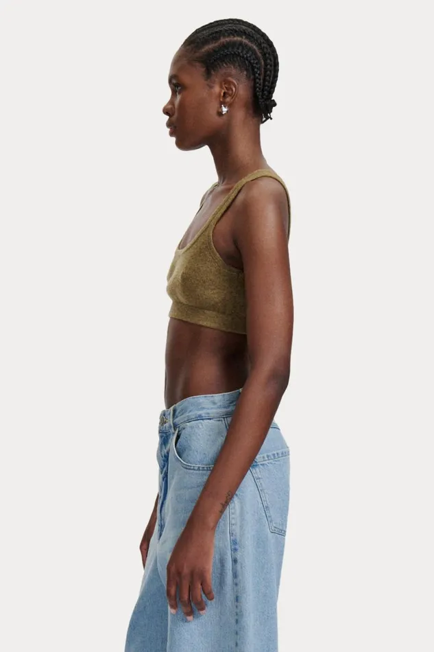 Rachel Comey Knits Women Sini Bra Top Cream