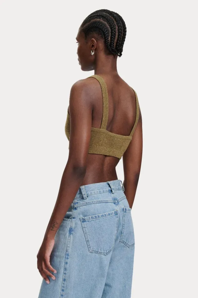 Rachel Comey Knits Women Sini Bra Top Cream