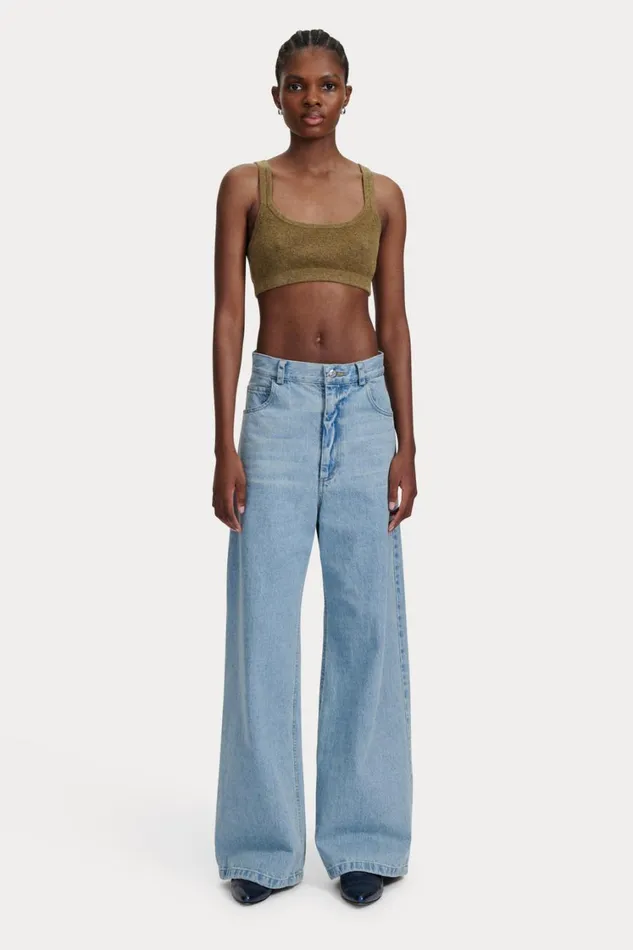 Rachel Comey Knits Women Sini Bra Top Cream