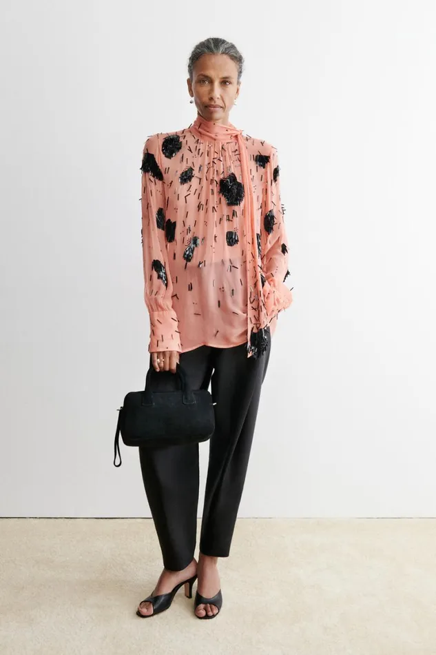 Rachel Comey Scarves Hats Women Camilla Fringe Scarf Coral Rachel Comey Scarves Hats Women Camilla Fringe Scarf Coral