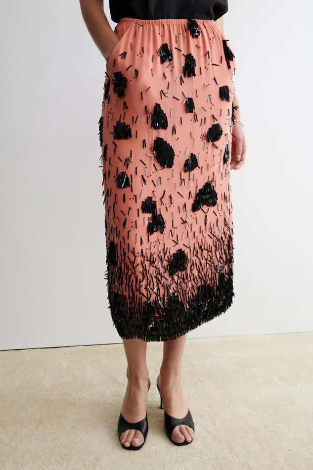 Rachel Comey Scarves Hats Women Camilla Fringe Scarf Coral Rachel Comey Scarves Hats Women Camilla Fringe Scarf Coral