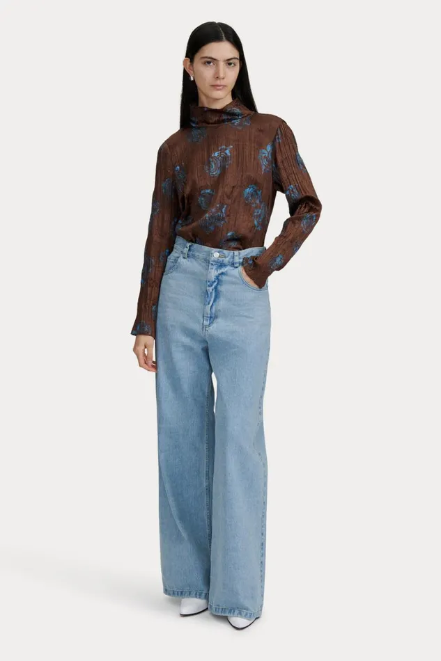 Rachel Comey Tops Women Varda Top Petrol Rachel Comey Tops Women Varda Top Petrol