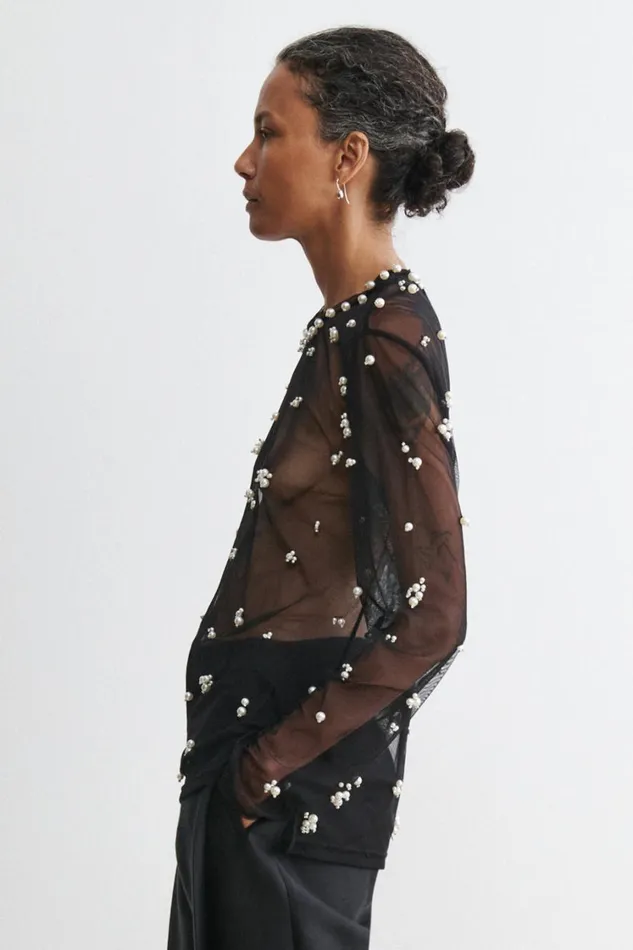 Rachel Comey Tops Women Wilding Top Black Rachel Comey Tops Women Wilding Top Black