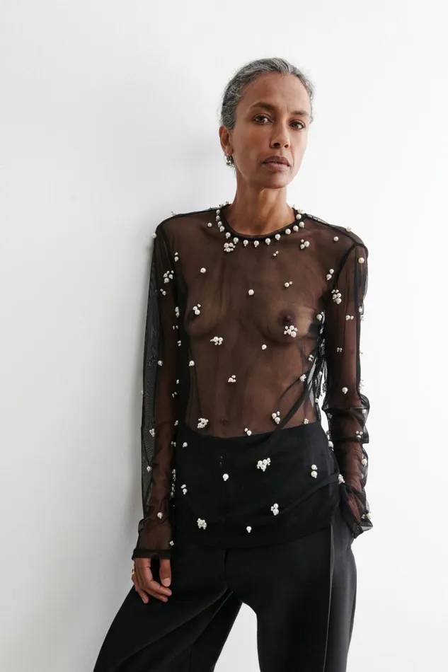 Rachel Comey Tops Women Wilding Top Black Rachel Comey Tops Women Wilding Top Black