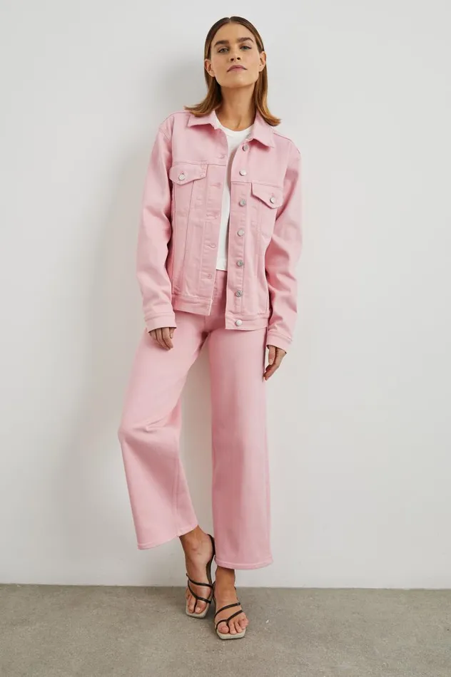 Rails Denim Women GETTY CROP WIDE LEG Bubble Gum