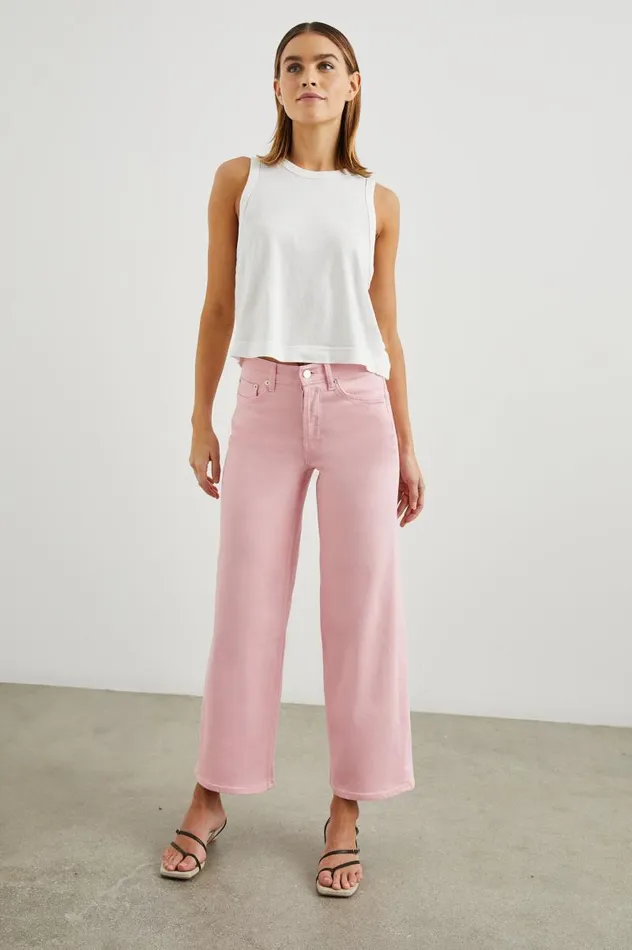Rails Denim Women GETTY CROP WIDE LEG Bubble Gum
