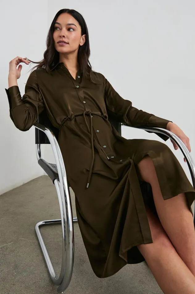 Rails Dresses and Rompers Women ANINA DRESS Dark Moss