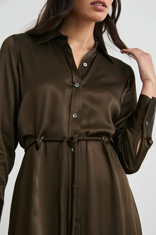 Rails Dresses and Rompers Women ANINA DRESS Dark Moss