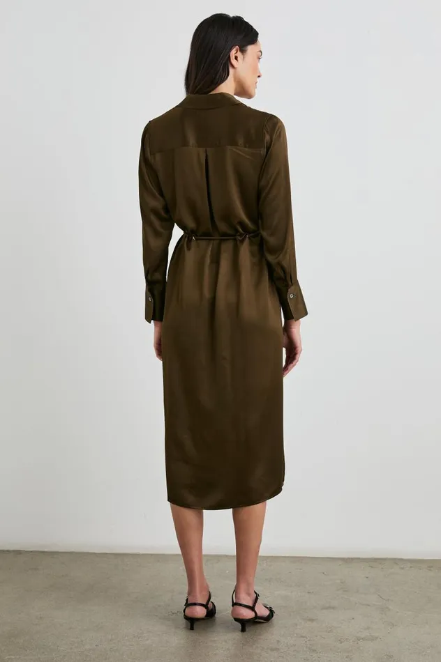 Rails Dresses and Rompers Women ANINA DRESS Dark Moss
