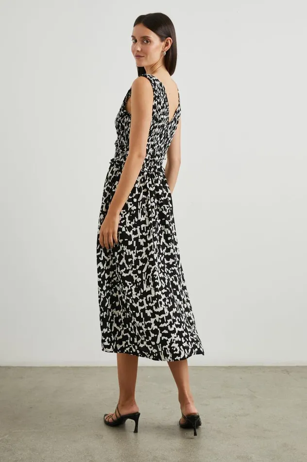 Rails Dresses and Rompers Women BRUNA DRESS Ebony Texture