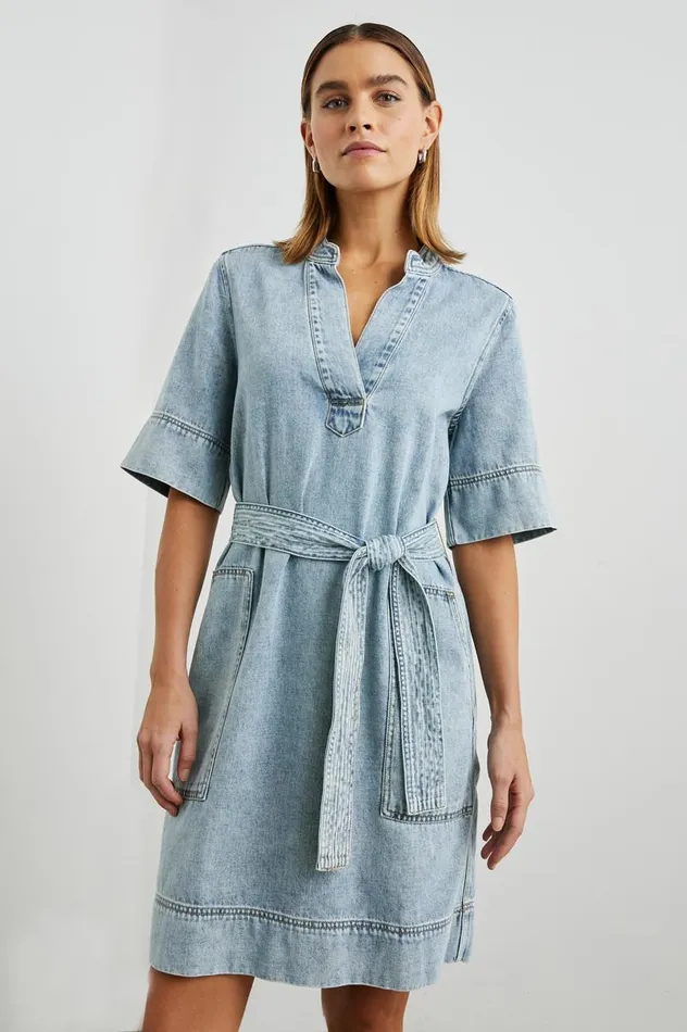 Rails Dresses and Rompers Women CHANCEY DRESS Faded Indigo