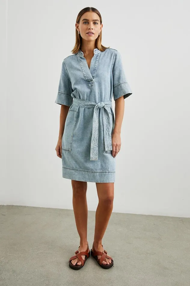 Rails Dresses and Rompers Women CHANCEY DRESS Faded Indigo