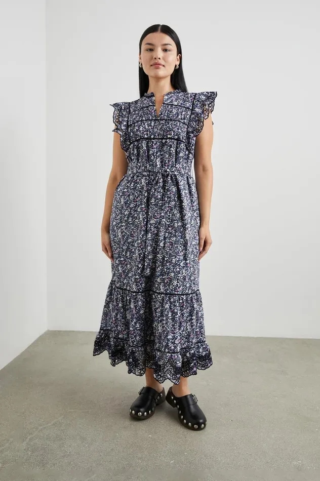 Rails Dresses and Rompers Women SOFIE DRESS Midnight Hyacinth