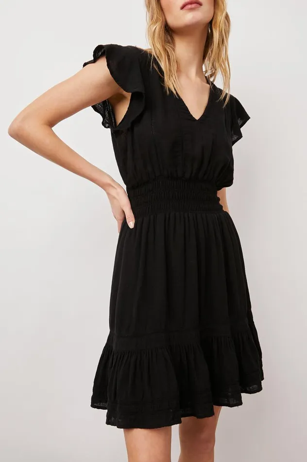 Rails Dresses and Rompers Women TARA DRESS Black Lace Detail
