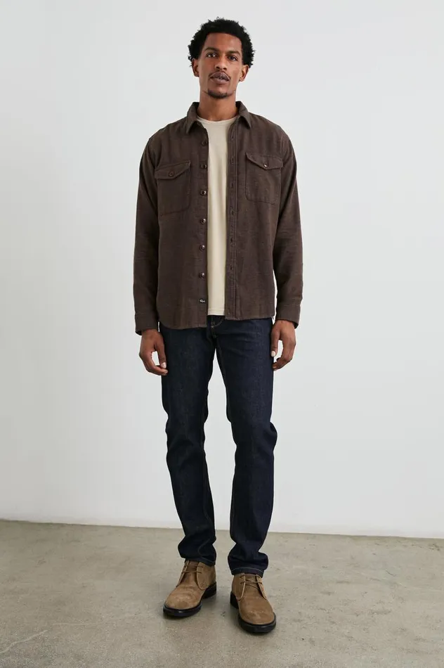 Rails Jackets and Coats Men BURR SHIRT JACKET Pine Cone
